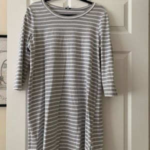 3/4 sleeve T-shirt dress